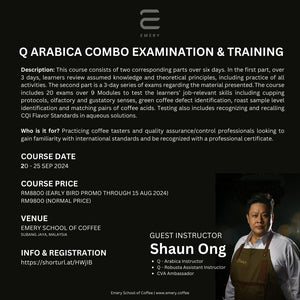 Q ARABICA COMBO TRAINING & EXAMINATION